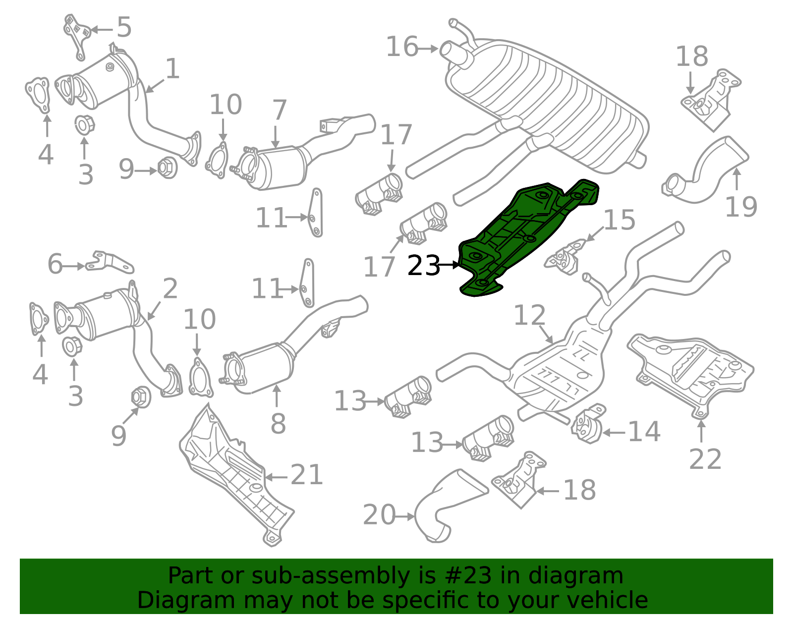 7L8-825-711-A - Heat Shield 2007-2015 Audi Q7 | Audi OEM Parts