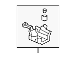 17360S0XA01 - : Solenoid Valve Bracket for Acura Image
