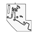 575103F001 - Steering: Pressure Hose for Kia: Amanti Image