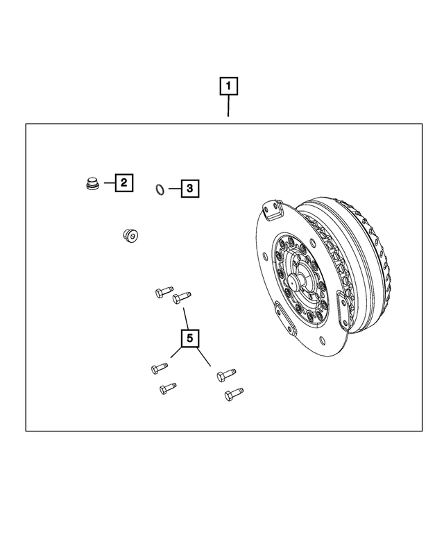 68397227AA - : Torque Converter Kit for Mopar Image