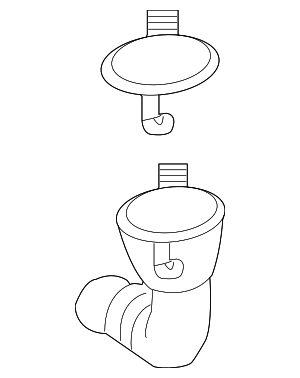 Genuine OEM Washer Fluid Reservoir Filler Pipe | 230-860-00-64 | Fits ...