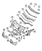 5098232AA - : Fresh Air Duct for Mopar Image