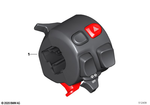 61318406675 - : Combination Switch Left for BMW-Motorrad Image