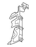 5C5121283B - Cooling System: Air Baffle for Volkswagen Image