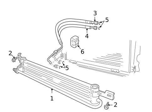 Engine Oil Cooler for 2003 Saab 9-3 #0