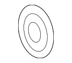 16659AD010 - : Idler Pulley Cover Plate for Toyota: 4Runner, Avalon, Camry, Corolla, FJ Cruiser, RAV4, Sienna, Venza Image