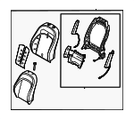 88300DO450C27 - Body: Seat Back Assembly for Kia Image