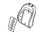 88350DO010 - Body: Seat Back Pad for Kia Image