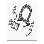 88310DO030 - Body: Seat Back Frame for Kia Image