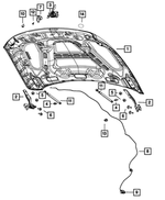 68185697AA - Body Sheet Metal Except Doors: Anti-squeak Tape for Mopar Image