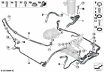 32416850684 - Steering: Suction Pipe for BMW Image