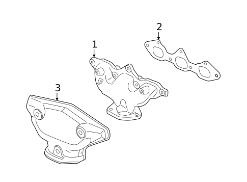 Exhaust Manifold for 2001 Acura MDX #0