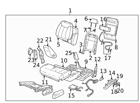 Power Seats for 1996 Chevrolet K1500 Pickup #0
