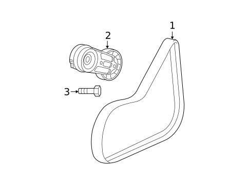 Belts & Pulleys for 2007 Chevrolet HHR #0