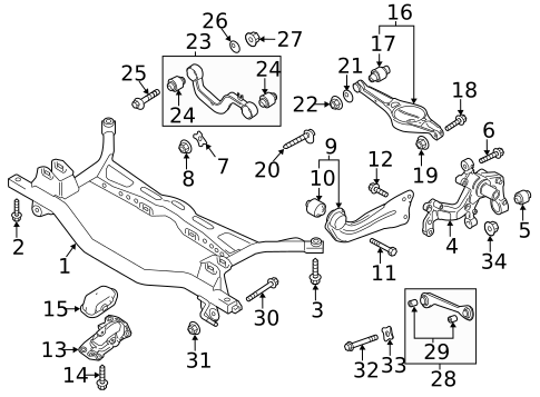 Rear Suspension for 2015 Volkswagen Golf #41