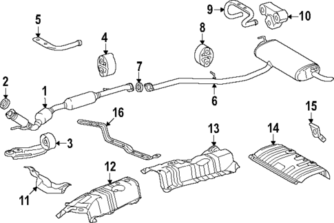 Exhaust Manifold for 2025 Toyota Crown Signia #1