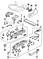 16790124 - Body: Track Assembly for Buick: Skylark | Oldsmobile: Achieva Image