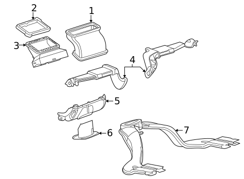 Ducts for 2005 Jaguar X-Type #0