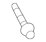 989854 - Cooling System: Pressure Tube Bolt for Volvo: EX90, S40, V40 Image