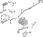 NK4Z8N021A - : Cooler Line for Ford Image