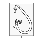 977632F900 - HVAC: Suction Hose for Kia: Spectra, Spectra5 Image