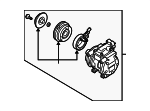 977012F130DR - HVAC: Compressor Assembly for Kia: Spectra, Spectra5 Image