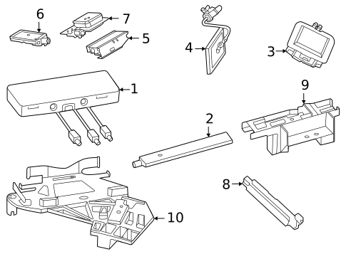 Antenna & Radio for 2020 Porsche Cayenne #4