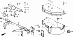 90041PH2004 - Electrical/Exhaust/Heater/Fuel: SCREW-WASHER (5X8) for Honda Image