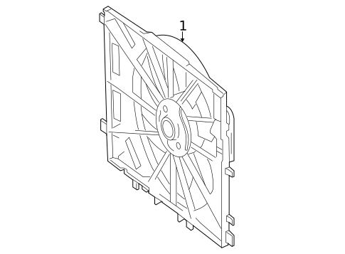 Cooling Fan for 2021 Mercedes-Benz GLA 35 AMG&reg; #0
