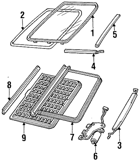 Sunroof for 1992 Ford Taurus #1