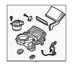 BK3Z18D283U - HVAC: HVAC Unit Case Assembly for Ford Image