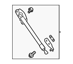 63269FN000 - : Lift-Gate Lift Support for Subaru: Crosstrek, Impreza Image