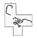 74800S5SG11 - Body: Lock Assembly for Honda: Civic Image