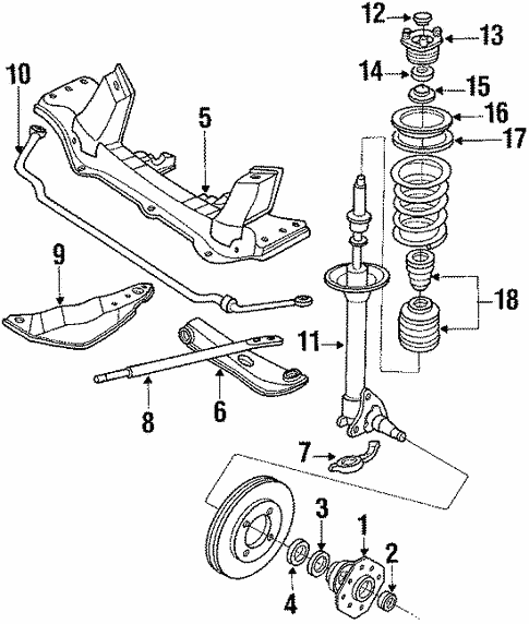 Suspension Components for 1988 Nissan 300ZX | OEM Parts Online