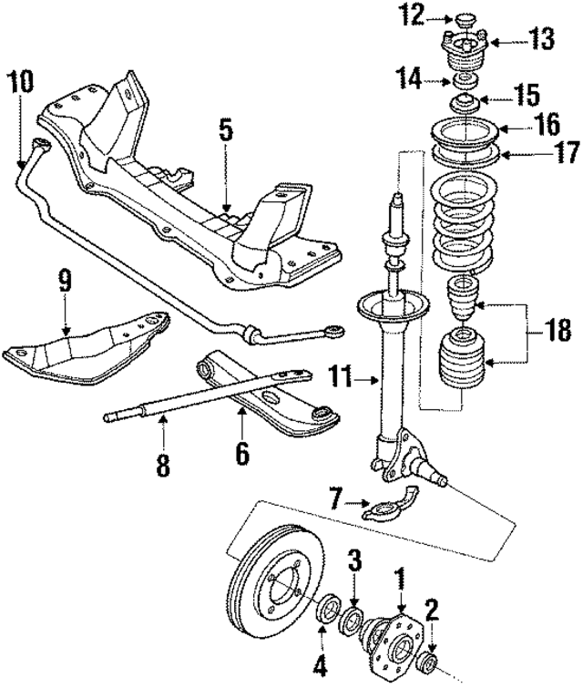5449901P81 - : Lower Control Arm for Nissan: 300ZX Image