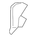 88343EZ04A - Body: Seat Hinge Cover for Nissan Image
