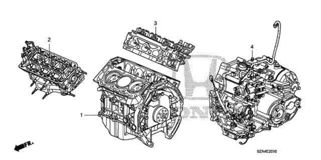 Engine Assy. - Transmission Assy. for 2012 Honda Pilot #0