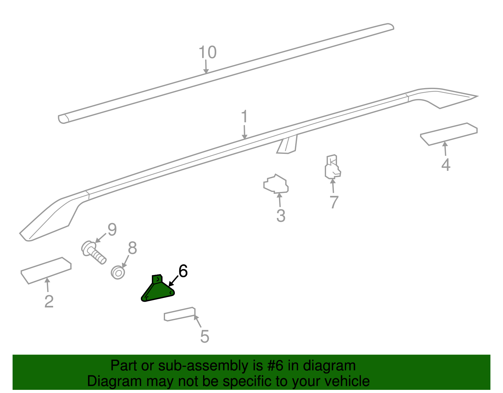 Roof Rail Adapter - BMW (86-29-0-008-919)