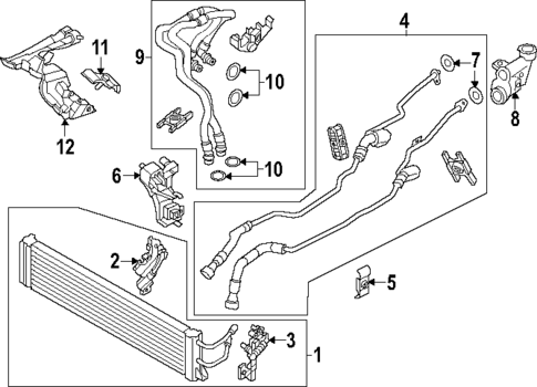 Trans Oil Cooler for 2025 BMW 550e xDrive #0