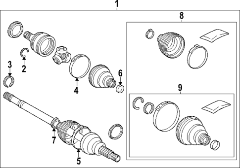 Axle Shaft for 2024 Toyota Crown #0