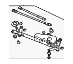 76530T2FA01 - Body: Linkage Assembly for Honda: Accord Image