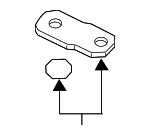 76520T2FA01 - Body: Wiper Motor Link for Honda: Accord Image