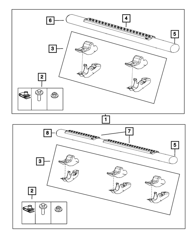 68056170AB - Mopar Accessories - Component Parts: Side Step for Mopar Image