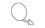 5C5807441CGRU - Body: Tow Eye Cap for Volkswagen Image
