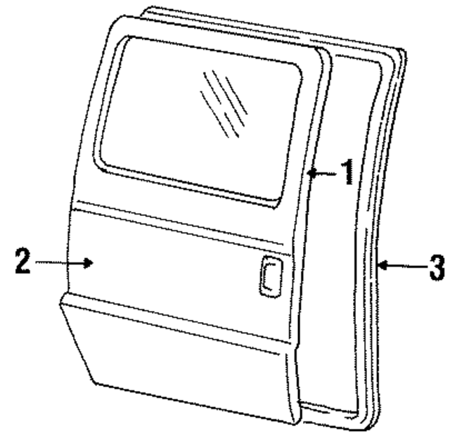 4673371 - Body: Door Shell for Mopar Image