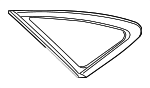 878103V010 - : 2012-2014 Hyundai Azera - Quarter Glass for Hyundai: Azera Image