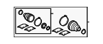 44270C040 - Suspension: Boot Kit for Toyota Image