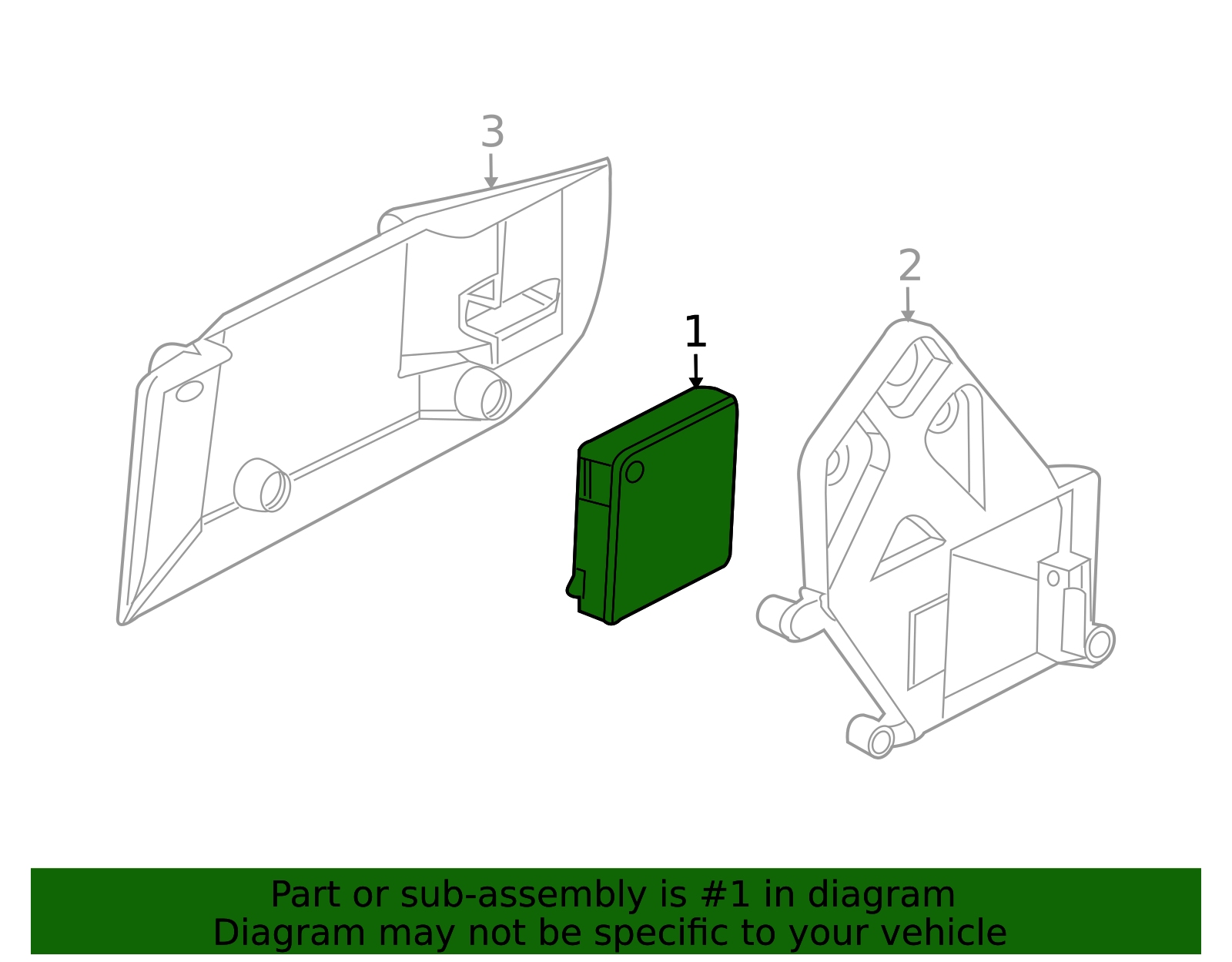 22896038 - Module Asm-Side Object Sensing Alert 2010-2014 GM | GM Parts ...
