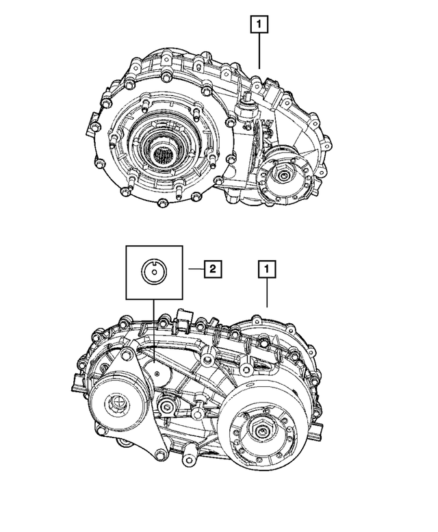 52123503AB - NV241HD; or NV241OR; Transfer Case: Np241 Transfer Case for Mopar Image