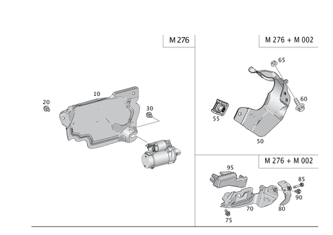 Shielding and Damping to Engine, Transmission, Front Axle Differential for 2016 Mercedes-Benz GLE400 #0
